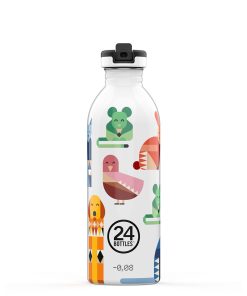 24Bottles – Kindertrinkflasche aus Edelstahl mit Sportcap – 500ml – BEST FRIENDS