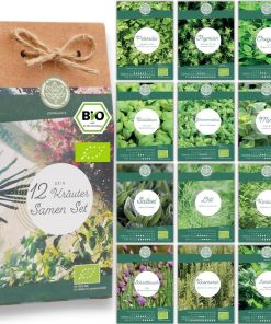 BIO Saatgut-Set Kräutersamen (12 Sorten)