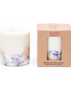 MUNIO CANDELA – Bio-Sojawachskerze mit Duft in 2 Größen –  WILDBLUMEN